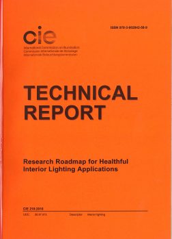 CIE 218: Research Roadmap for Healthful Interior Lighting Applications